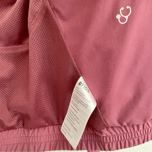 Figs Sydney Scrub Jacket Mineral Mauve size XS - Picture 9 of 11